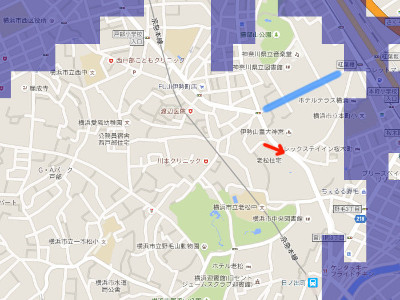 �g�e�e��ߕӂ̒n�}